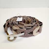 Strap voor tas of mobiel - champagne en taupe