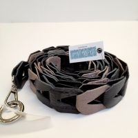 Strap voor tas of mobiel - zwart en taupe