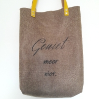 Shopper vilt - khaki geniet