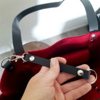 Shopper vilt - rood geniet