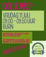 Vrijdag 11 juli 09.00 uur - BURN - Van Heekpark Enschede - TRY-OUT 1