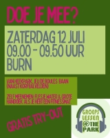 Zaterdag 12 juli 09.00 uur - BURN - Van Heekpark Enschede - TRY-OUT 2