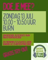 Zondag 13 juli 10.00 uur - BURN - Van Heekpark Enschede - TRY-OUT 3